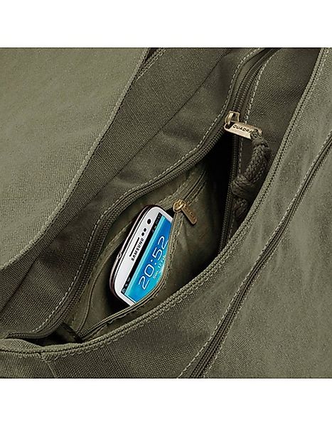 Quadra Messenger Bag Umhängetasche Schultertasche, Beschläge mit Antik-Mess günstig online kaufen