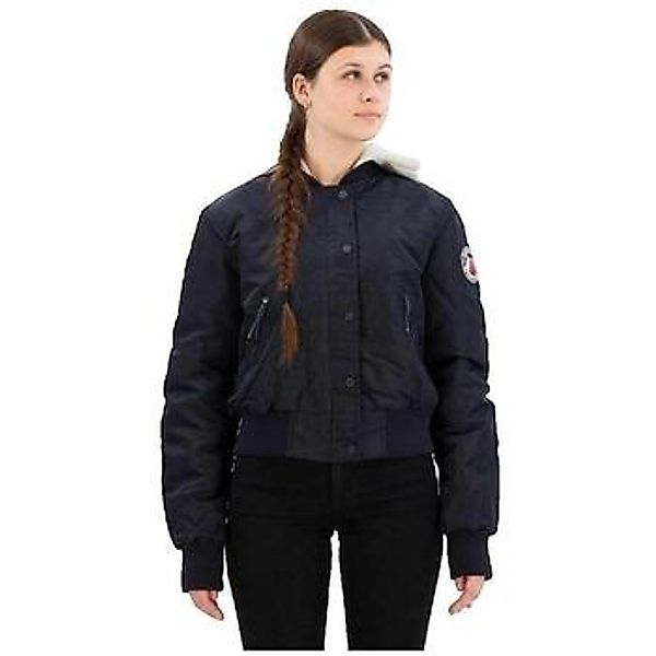 Superdry  Damen-Jacke Blouson  à capuche bleu marine femme günstig online kaufen