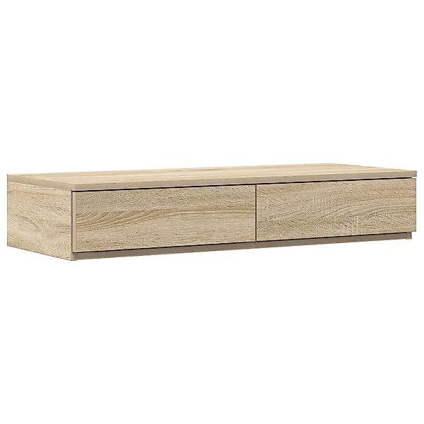 vidaXL Nachttisch Bett-Schubladen Sonoma Eiche 90x36,5x16,5 günstig online kaufen