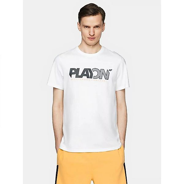 4f Kurzärmeliges T-shirt 3XL Off White günstig online kaufen