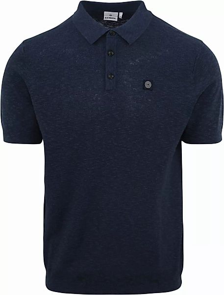 Blue Industry M14 Polo Shirt Leinen Dunkelblau - Größe M günstig online kaufen