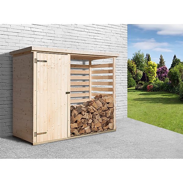 weka Kaminholzregal ""663", Lagerraum für Brennholz mit integriertem Geräte günstig online kaufen