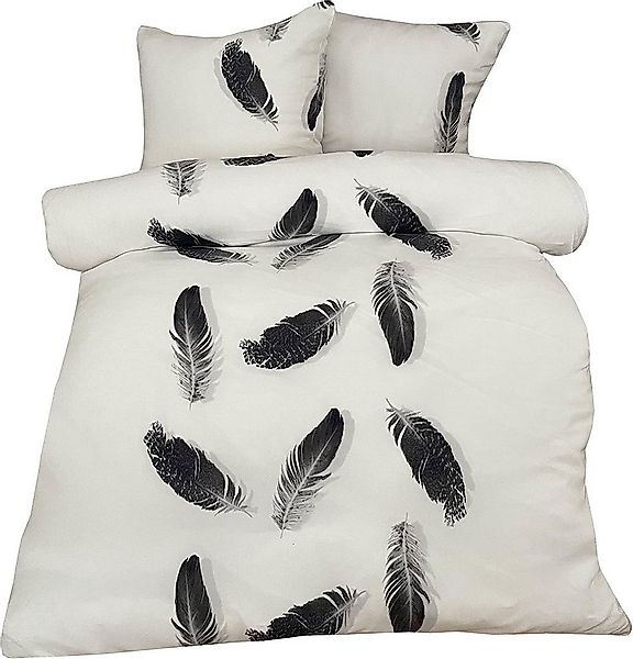 One Home Bettwäsche Winter Fleece, Fleece, 4 teilig, Federn, kuschelig flau günstig online kaufen