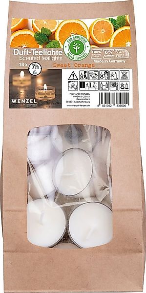 Wenzel Stumpenkerze Duft-Teelichter, 18 Stück günstig online kaufen