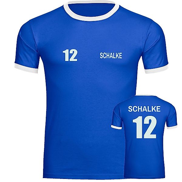 multifanshop T-Shirt Kontrast Schalke - Trikot günstig online kaufen