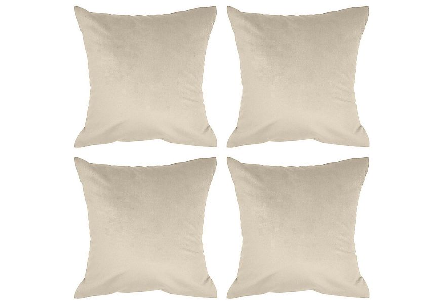 Amilian Kissenbezüge - 4er Set Kissenbezug - Zierkissenbezüge - Kissenhülle günstig online kaufen