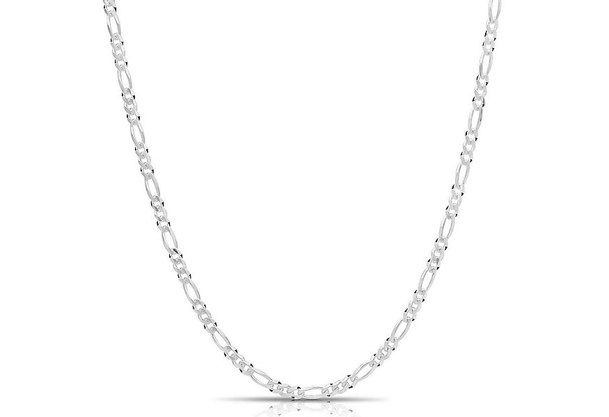 Tony Fein Silberkette Figarokette 4mm 925er Silber Hochglanzpoliert, Made i günstig online kaufen