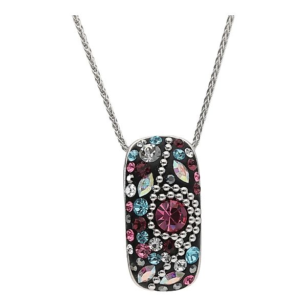 Smart Jewel Kette mit Anhänger "elegant mit Kristallsteinen, Silber 925" günstig online kaufen