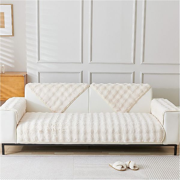 Sunicol Sofabezug Plüsch Dick Sofa Sitzkissenbezug, günstig online kaufen
