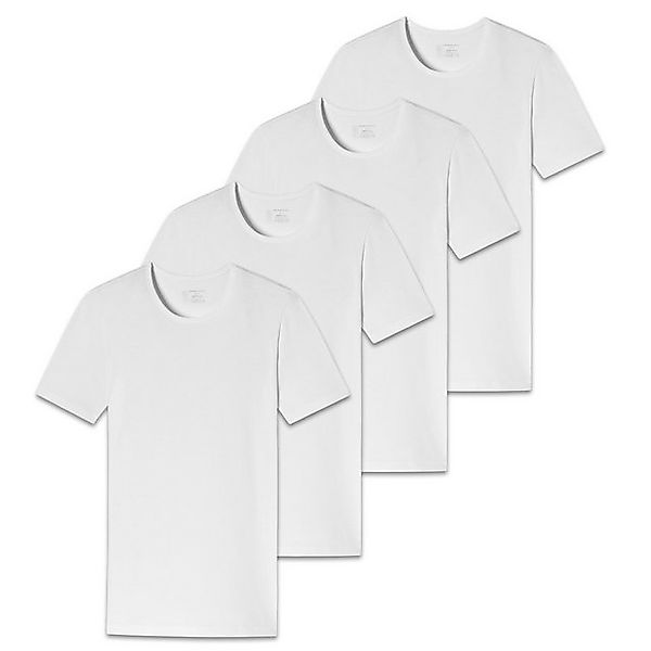 Schiesser T-Shirt Herren T-Shirt 4er Pack - Serie "95/5", Rundhals günstig online kaufen