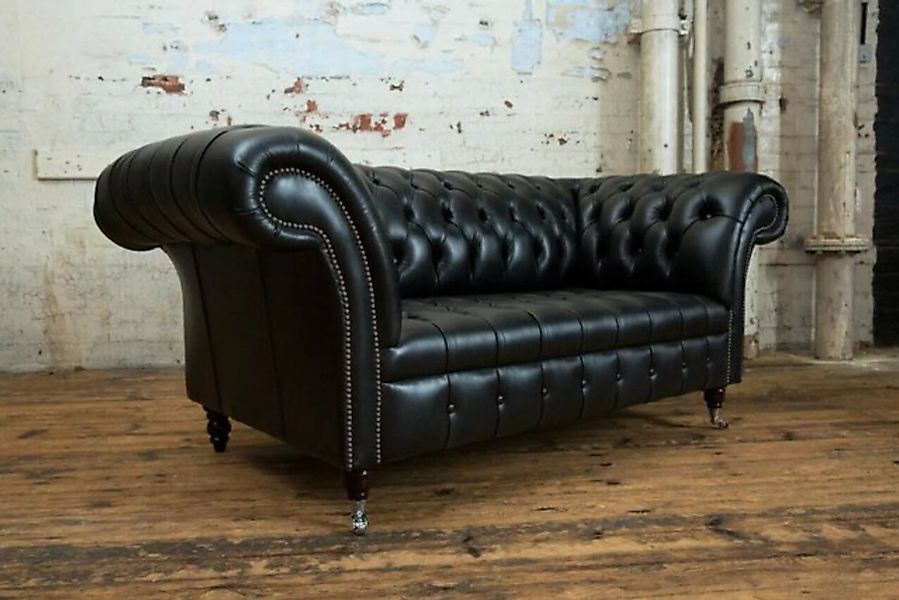 JVmoebel 2-Sitzer Chesterfield Original Sofa JVMoebel Sofas Stoff 100% Lede günstig online kaufen
