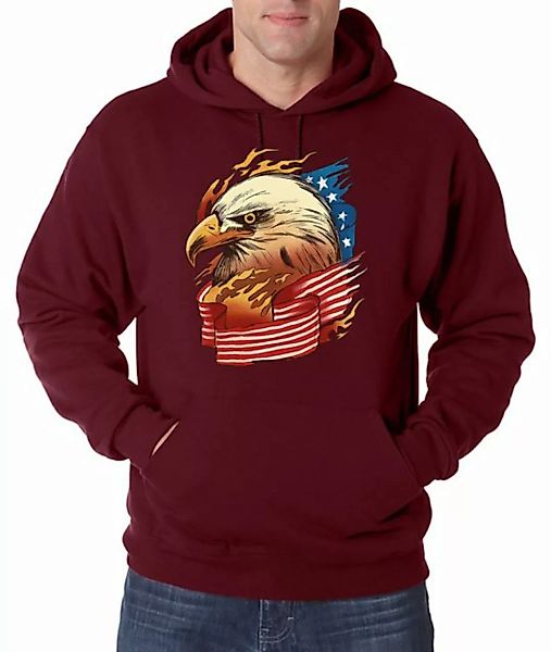 Youth Designz Kapuzenpullover Adler USA American Eagle Herren Hoodie Pullov günstig online kaufen