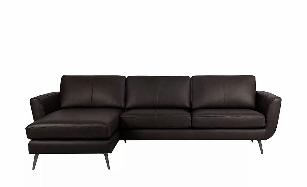 SOHO Ecksofa  Smile Day Leder ¦ braun ¦ Maße (cm): B: 274 H: 85 T: 156.0 Po günstig online kaufen