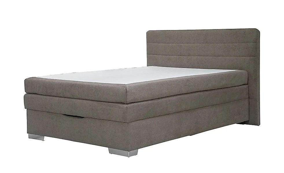 Boxspringbett mit Bettkasten Hackney ¦ braun ¦ Maße (cm): B: 141 H: 109 Bet günstig online kaufen
