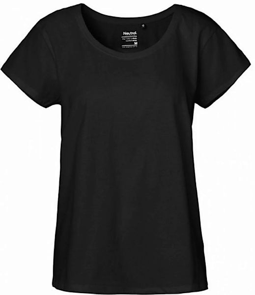 Neutral Rundhalsshirt Damen Loose Fit T-Shirt / Single Jersey Strick günstig online kaufen