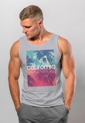 Neverless Tanktop Herren Tank-Top California Palmen günstig online kaufen