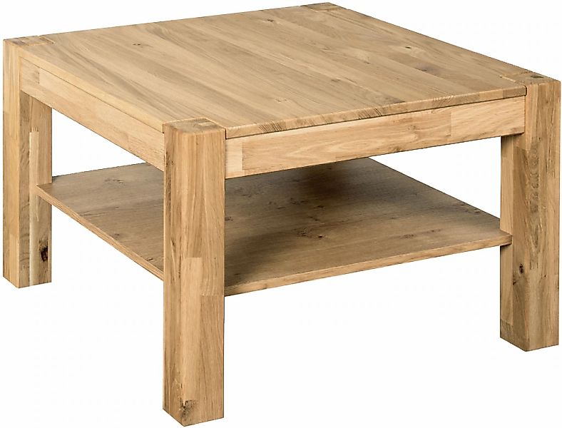 VOGL Möbelfabrik Couchtisch "Toronto" in 2 Größen, mit Ablageboden, teilmas günstig online kaufen