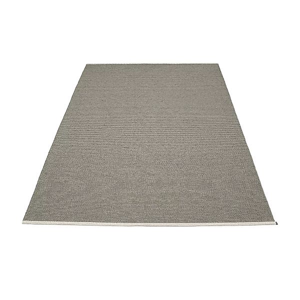 pappelina - Mono Teppich 180x300cm - holzkohle - warmes grau/LxB 300x180cm/ günstig online kaufen