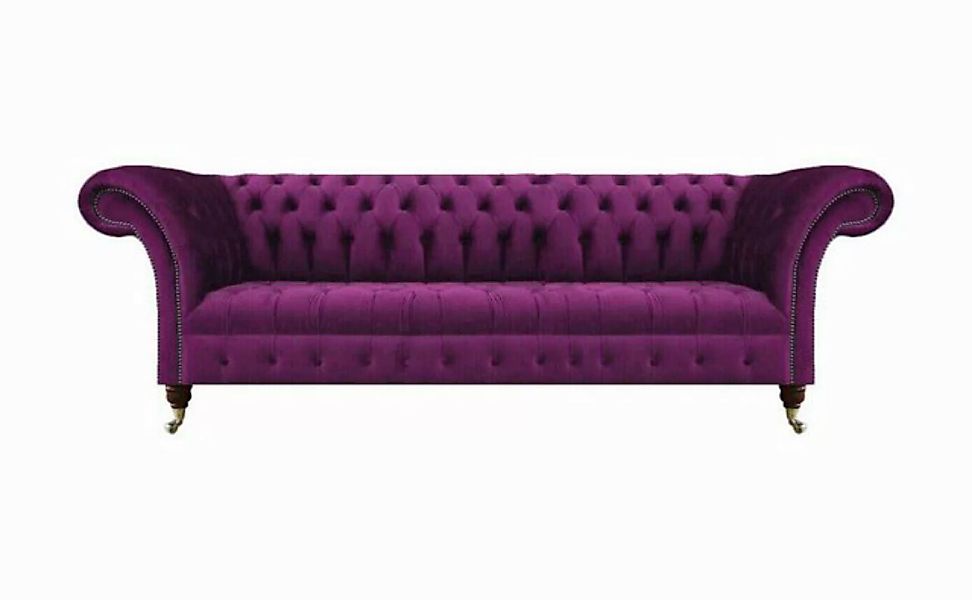 JVmoebel Chesterfield-Sofa Sofa Couch Viersitzer Luxus Möbel Chesterfield W günstig online kaufen