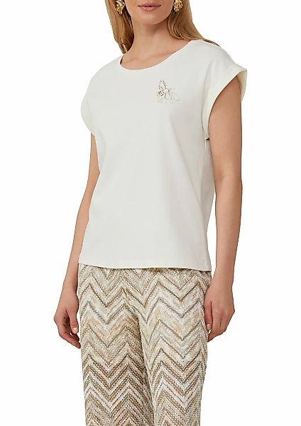 s.Oliver BLACK LABEL T-Shirt, mit Motiv Print günstig online kaufen