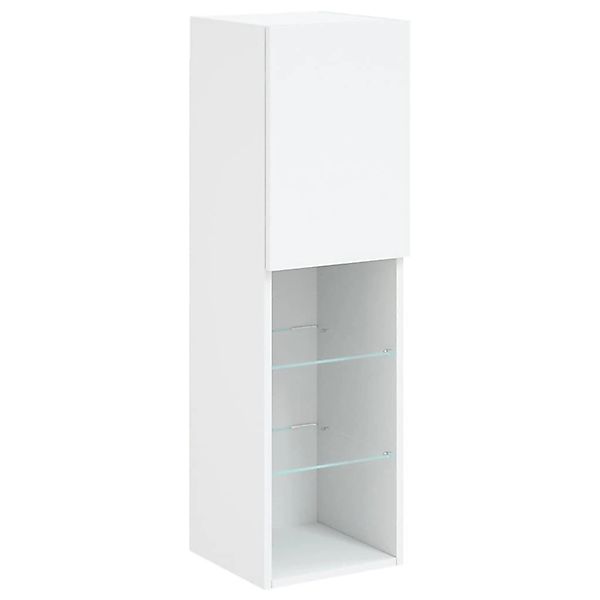 vidaXL TV-Schrank mit LED-Leuchten Weiß 30,5x30x102 cm 837015 günstig online kaufen