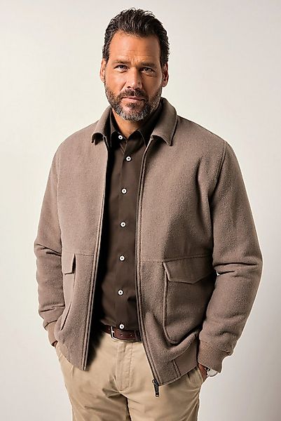 JP1880 Funktionsjacke Wollmix-Blouson Zipper aufgesetzte Taschen günstig online kaufen