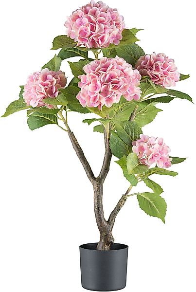 Kunstblume Hortensie Blühpflanze, Creativ green, Höhe günstig online kaufen
