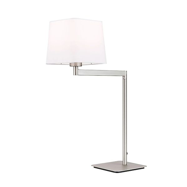 Orion Leuchten Tischleuchte Carlton 1 x E27 Satin günstig online kaufen