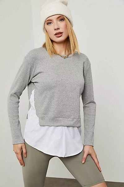 Jumeon T-Shirt X6156 XHN, Grau, Größe s Damen, %70 Baumwolle / %30 Polyeste günstig online kaufen