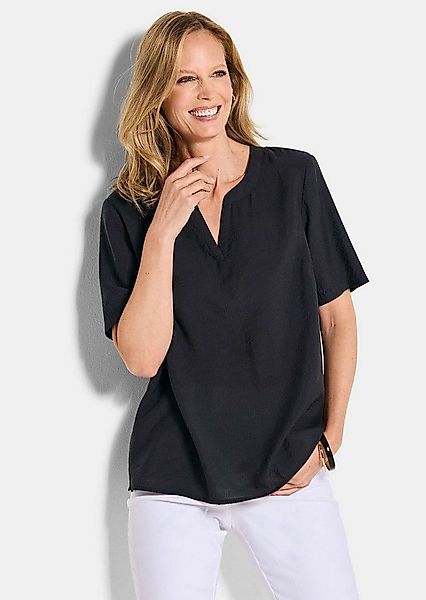 GOLDNER Schlupfbluse Blusenshirt mit feiner Streifenstruktur Schlupfbluse m günstig online kaufen