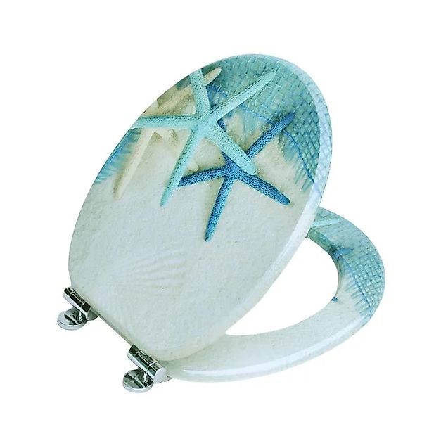 SINOBATH WC Sitz Mit Absenkautomatik MDF Holzkern H026 günstig online kaufen