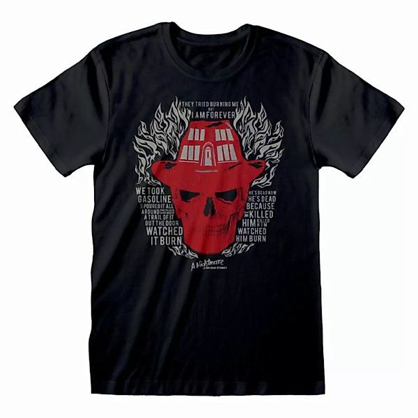 Heroes Inc T-Shirt Skull Flames - A Nightmare on Elm Street günstig online kaufen