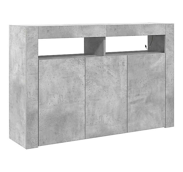 vidaXL Sideboard Sideboard Beton Grau 116 x 30 x 75 cm Holzwerkstoff (1 St) günstig online kaufen