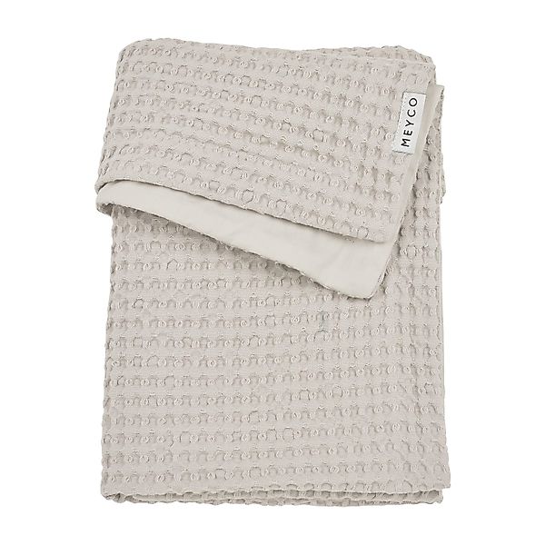 Babydecke 9999 Greige, Meyco Baby, 100x150cm günstig online kaufen