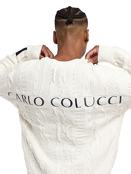 CARLO COLUCCI Rundhalspullover Dima günstig online kaufen