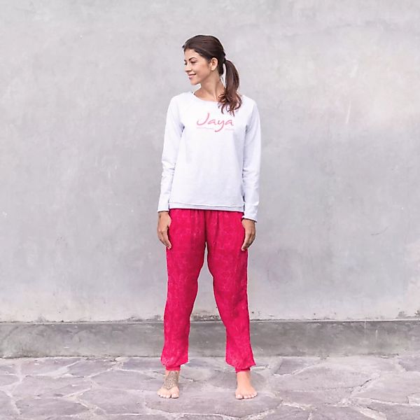 Jade - Damen - Sweater Für Yoga Und Freizeit Aus Biobaumwolle - Weiß günstig online kaufen