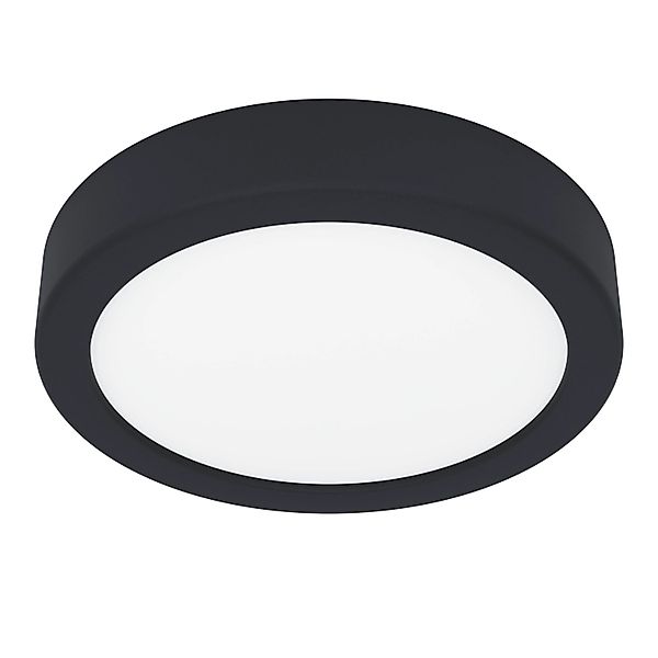 Eglo LED-Deckenleuchte Fueva 5 Ø 16 cm 3.000K Schwarz günstig online kaufen