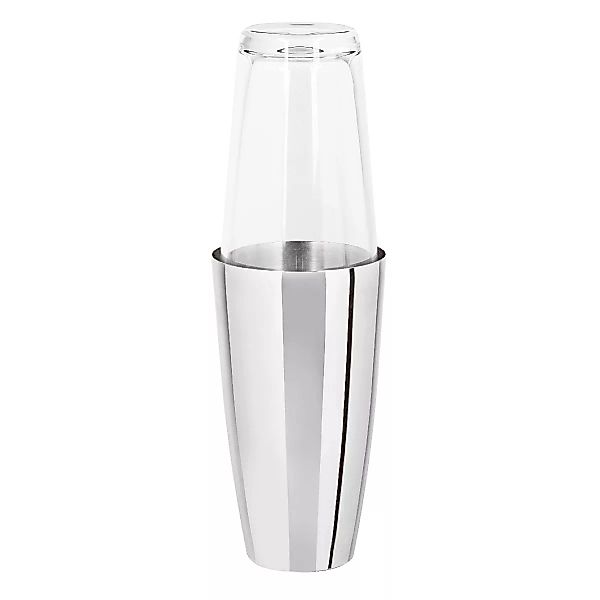 Sambonet Sphera Home Bar - Edelstahl poliert Boston Shaker mit Glas d: 9 cm günstig online kaufen