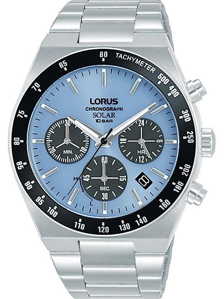 LORUS Chronograph Lorus Herren-Uhren Analog Solar, Sportuhr günstig online kaufen