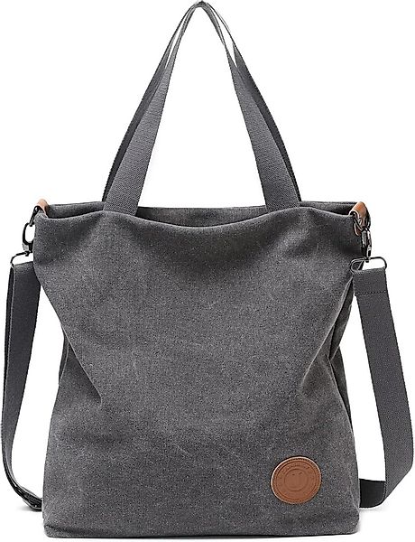 LuxusKollektion Handtasche Damen Canvas Handtasche Schultertasche günstig online kaufen