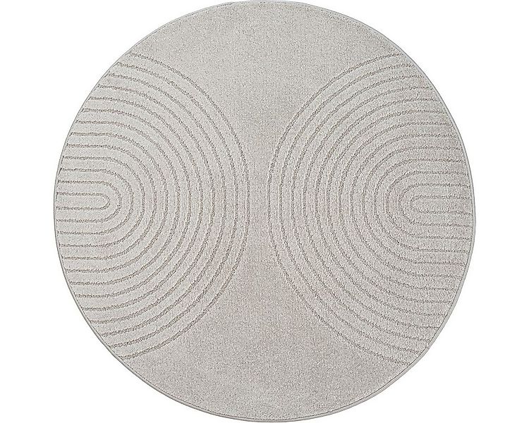 the carpet Teppich Elisa, rund, Höhe: 12 mm günstig online kaufen