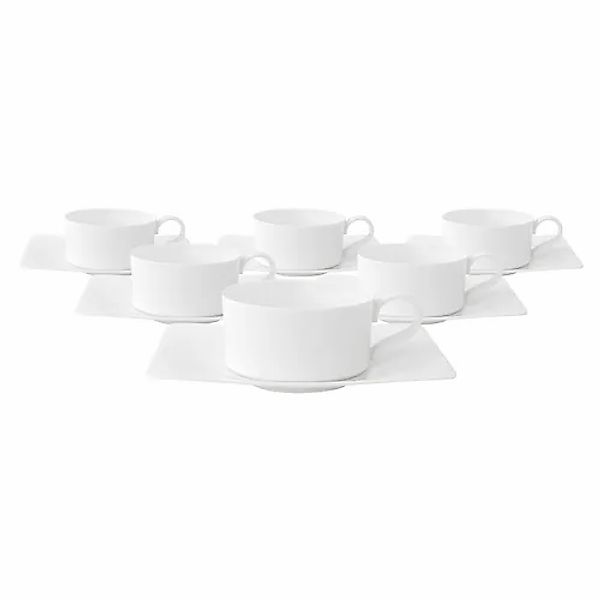 Villeroy & Boch Tasse »Teetassen mit Untertassen Modern Grace 150 ml 6er Se günstig online kaufen