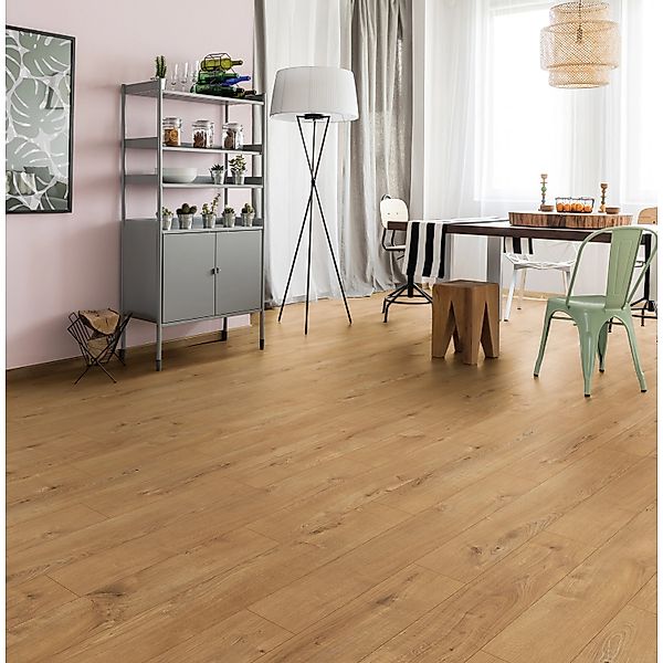 Kronoflooring Binyl Pro Laminat 8 mm Wasserfest Major Oak günstig online kaufen