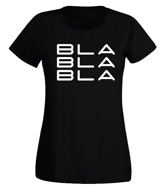 G-graphics T-Shirt Damen T-Shirt - Bla Bla Bla Slim-fit, mit trendigem Fron günstig online kaufen