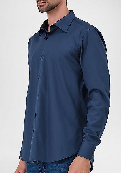 JEEL Langarmhemd Herren Hemd Langarm (1-tlg) günstig online kaufen