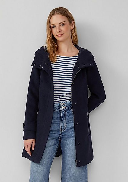 s.Oliver Funktionsmantel Outdoor-Mantel Wollmix-Mantel im Slim Fit mit Gürt günstig online kaufen