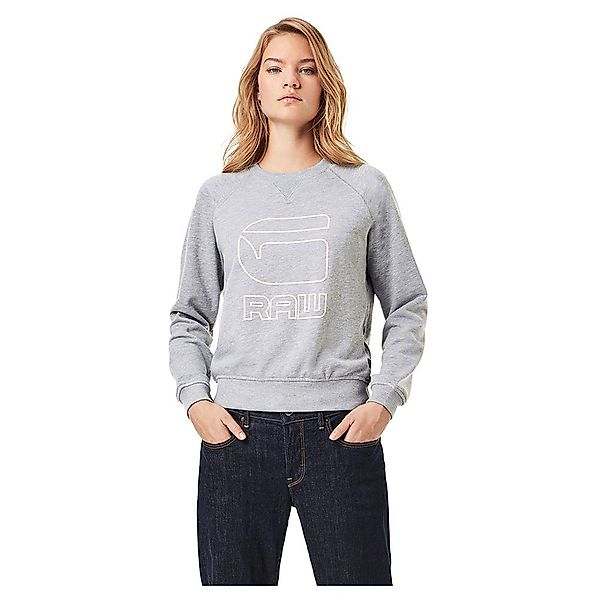 G-star Graphicaw Straight Sweatshirt XS Grey Heather günstig online kaufen