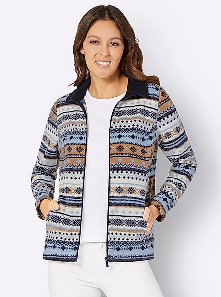 Sieh an! Fleecejacke Fleece-Jacke Langarm günstig online kaufen