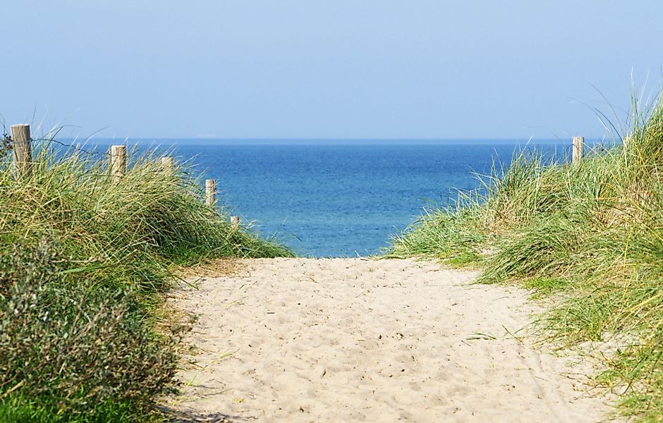 Papermoon Fototapete »Dune at the Ocean« günstig online kaufen