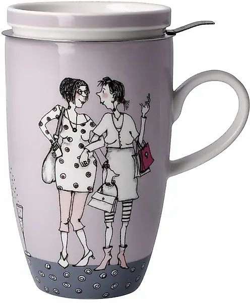 Goebel Tasse »Barbara Freundlieb« Teetasse mit Deckel/Sieb, Barbara Freundl günstig online kaufen